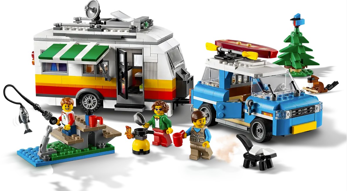 Les vacances en caravane en famille LEGO Creator 3-en-1 (31108), 9 ans et  plus